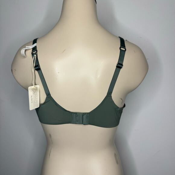 Aerie Full Coverage Unlined 34C  Underwire Bra Green Mesh Adjustable - Picture 4 of 4